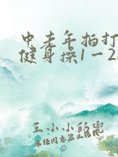 中老年拍打经络健身操1一28节