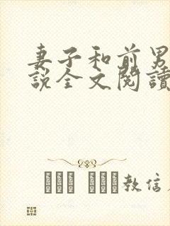 妻子和前男友小说全文阅读