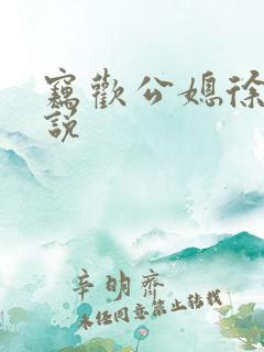 窃欢公媳徐婉小说