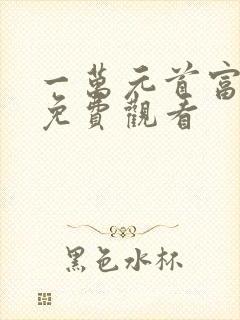 一万元首富短剧免费观看