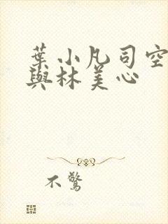 叶小凡司空嫣然与林美心
