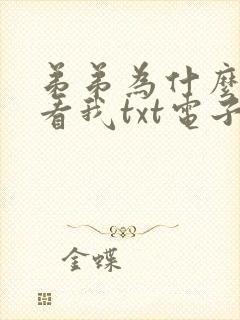 弟弟为什么这样看我txt电子书下载