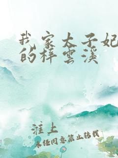 我家太子妃超凶的梓云溪
