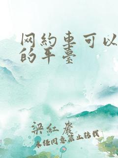 网约车可以租车的平台