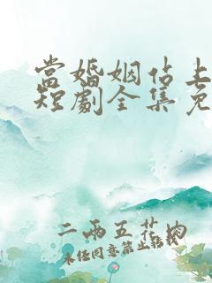 当婚姻站上法庭短剧全集免费观看
