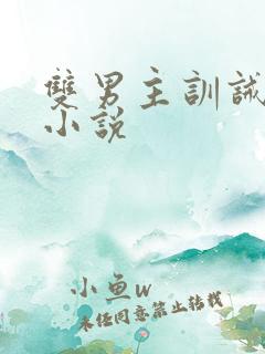双男主训诫调教小说
