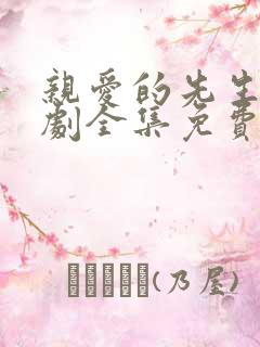亲爱的先生电视剧全集免费