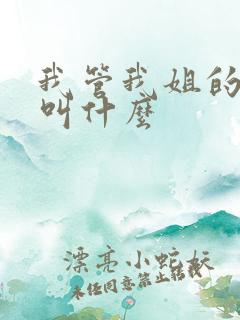 我管我姐的孩子叫什么