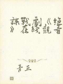 谍战剧《绝密者》在线观看