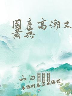 国产高潮又爽又黄无