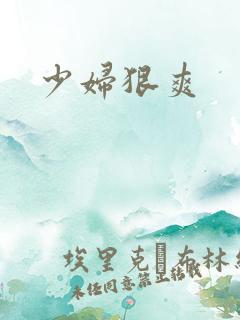 少妇狠爽