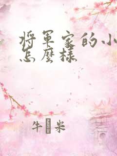 将军家的小娘子怎么样