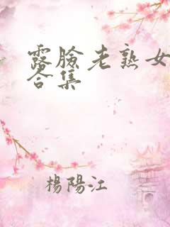 露脸老熟女91合集