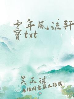 少年风流轩辕大宝txt