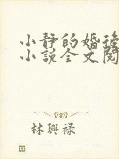 小静的婚后生活小说全文阅读