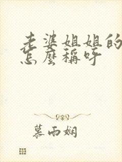 老婆姐姐的丈夫怎么称呼