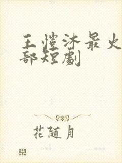 王恺沐最火的十部短剧