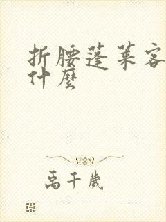 折腰蓬莱客讲的什么