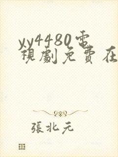yy4480电视剧免费在线观看