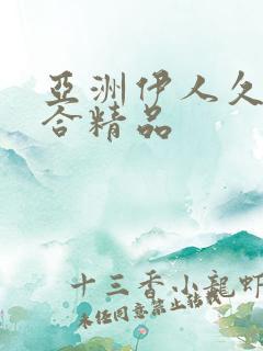 亚洲伊人久久综合精品