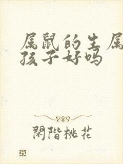 属鼠的生属马的孩子好吗
