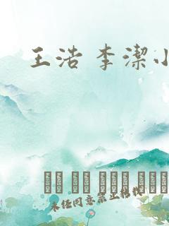 王浩 李洁小说 王浩 李洁小说