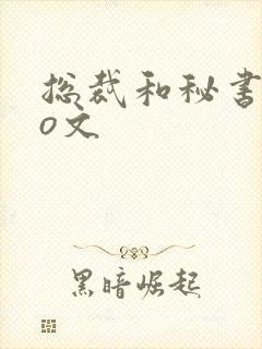 总裁和秘书的po文