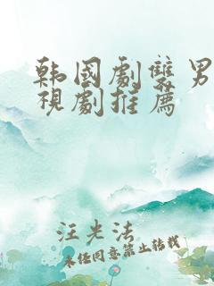 韩国剧双男主电视剧推荐