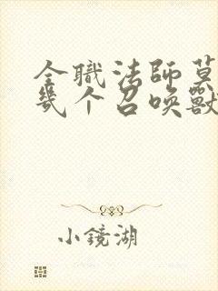 全职法师莫凡有几个召唤兽