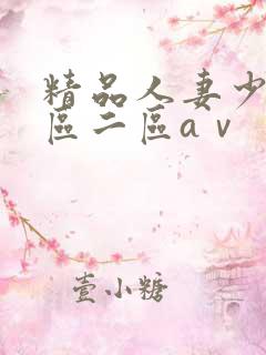 精品人妻少妇一区二区aⅴ