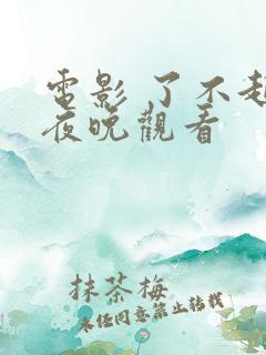 电影 了不起的夜晚观看
