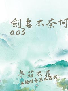剑名不奈何62ao3