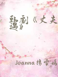 韩剧《丈夫的外遇》