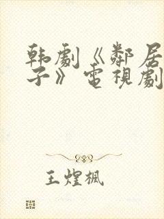 韩剧《邻居的妻子》电视剧中文版