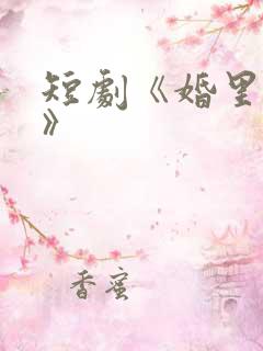 短剧《婚里婚外》