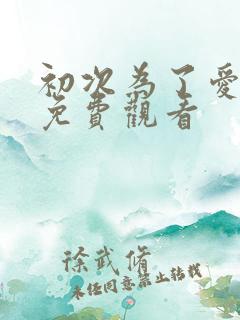 初次为了爱韩剧免费观看