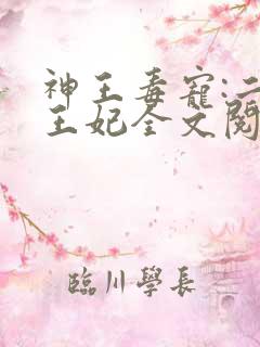 神王毒宠:二嫁王妃全文阅读免费