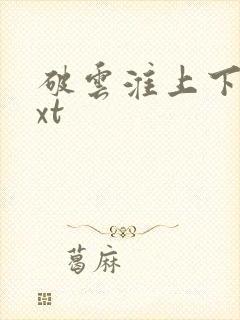 破云淮上下载txt