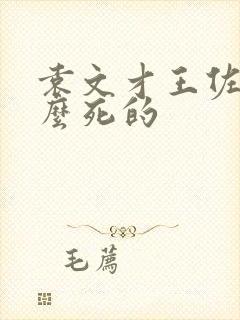 袁文才王佐是怎么死的