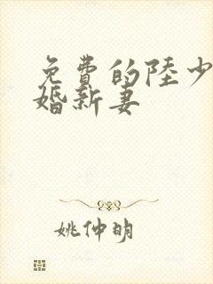 免费的陆少的暖婚新妻