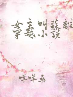 女主叫苏离离的穿越小说