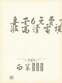 妻子6免费完整版高清电视剧在线看