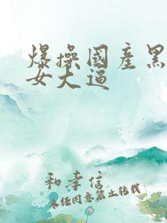 爆操国产黑丝美女大逼
