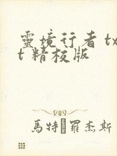 灵境行者 txt 精校版