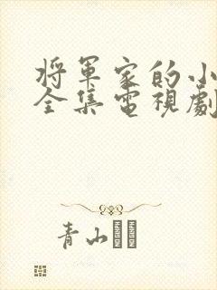 将军家的小娘子全集电视剧观看