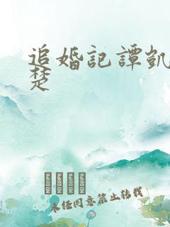 追婚记谭凯周楚楚