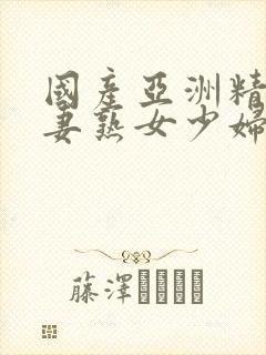 国产亚洲精品人妻熟女少妇