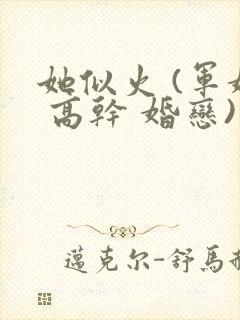 她似火 (军婚 高干 婚恋)