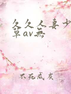 久久人妻少妇嫩草av无