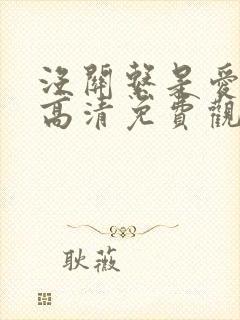 没关系是爱情啊高清免费观看全集